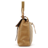 Spring 1999 skuldertaske i beige kalveskind