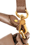 Borsa Classic Q Fran in pelle taupe