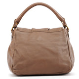 Borsa Classic Q Fran in pelle taupe