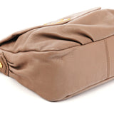 Borsa Classic Q Fran in pelle taupe
