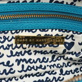Classic Q Baby Groovee Boston Bag aus blauem Leder