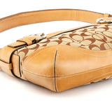 7077 Borsa Soho Signature beige e color cuoio