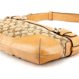7077 Borsa Soho Signature beige e color cuoio
