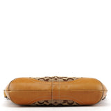 7077 Borsa Soho Signature beige e color cuoio