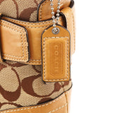 7077 Borsa Soho Signature beige e color cuoio