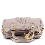 Grey Leather Classic Q Baby Groovee 2-Way Bag
