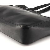 73983 Shopper van zwart leer