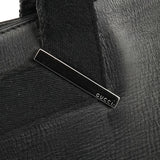 73983 Shopper van zwart leer