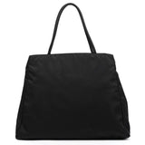 B3864 Black Tessuto City Tote Bag