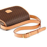 Torebka crossbody Macadam z brązowego płótna z monogramem