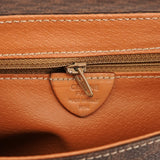 Torebka crossbody Macadam z brązowego płótna z monogramem