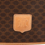 Torebka crossbody Macadam z brązowego płótna z monogramem