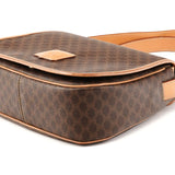Torebka crossbody Macadam z brązowego płótna z monogramem