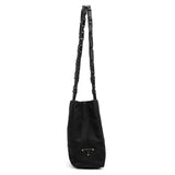1998 Borsa tote Tessuto Impuntu in nylon nera