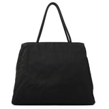 B3684 Borsa tote Tessuto City in nylon nera