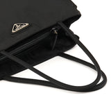 B3684 Borsa tote Tessuto City in nylon nera