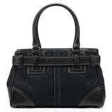 12297 Hamptons tote i sort Signature canvas
