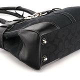 12297 Hamptons tote i sort Signature canvas