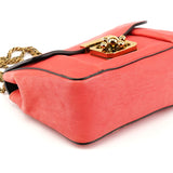Sac porté épaule Elsie en cuir rose