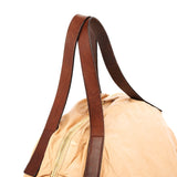 Pillow Bag aus Nappaleder in Beige