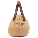 Pillow Bag aus Nappaleder in Beige