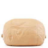 Pillow Bag aus Nappaleder in Beige
