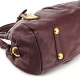Classic Q Baby Groovee taske i bordeaux læder