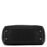 10214 Hamptons shopper van zwart leer