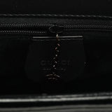 001 1434 Anthracite Leather 2-Way Tote Bag