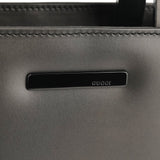 001 1434 Anthracite Leather 2-Way Tote Bag