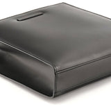 001 1434 Anthracite Leather 2-Way Tote Bag