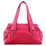 Pink Leather Totally Turnlock Tote Bag