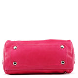 Pink Leather Totally Turnlock Tote Bag