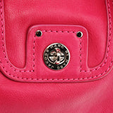 Pink Leather Totally Turnlock Tote Bag