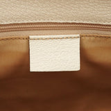 002 1068 Ivory Leather Jackie Shoulder Bag