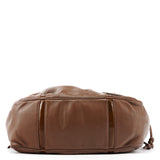 Anagram Schultertasche aus hellbraunem Nappaleder