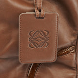 Anagram Schultertasche aus hellbraunem Nappaleder