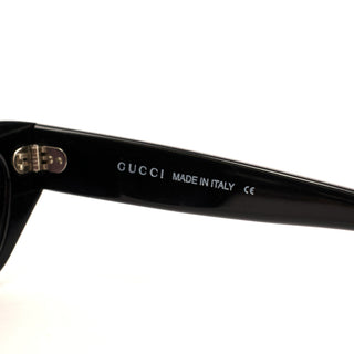 GG2418/S Black Acetate Cat-Eye Sunglasses