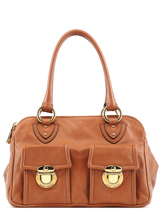 Light Brown Leather Blake Tote Bag
