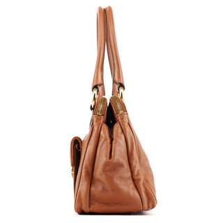 Light Brown Leather Blake Tote Bag