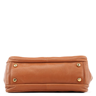 Light Brown Leather Blake Tote Bag