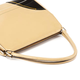 B11108 Beige Brown Spazzolato Leather Tote Bag