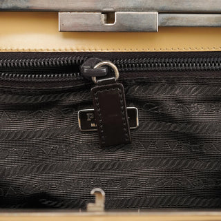B11108 Beige Brown Spazzolato Leather Tote Bag