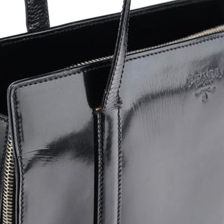 1995 Black Spazzolato Sport Tote Bag