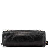 Balenciaga 115748 Black Lambskin City Bag