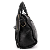 Balenciaga 115748 Black Lambskin City Bag