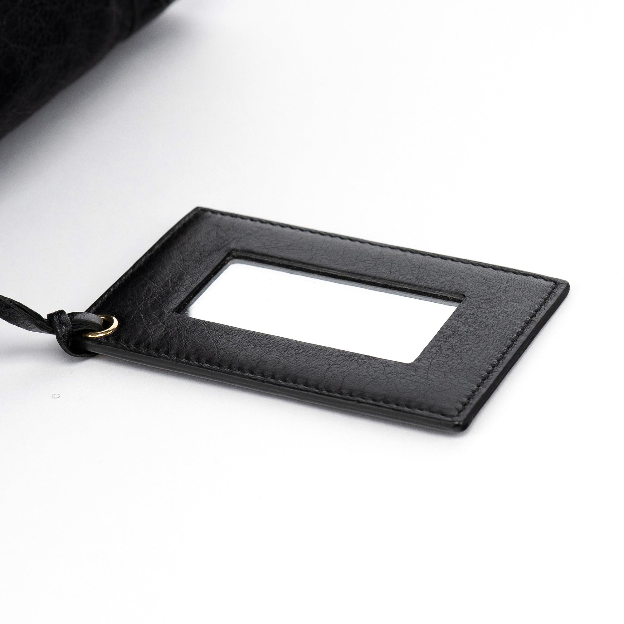 Balenciaga 115748 Black Lambskin City Bag
