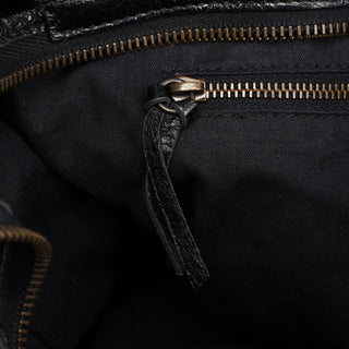 Balenciaga Black Leather City Bag