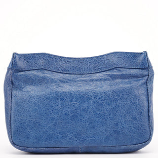 Balenciaga Navy Leather City Clutch Bag