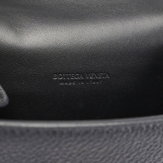 Bottega Veneta Black Leather Buckle Waist Bag by Daniel Lee